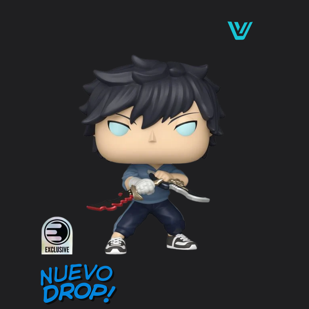 Solo Leveling Sung Jinwoo (Upgrade) Funko Pop! Vinyl Figure #2037 - Incluye Protector Duro