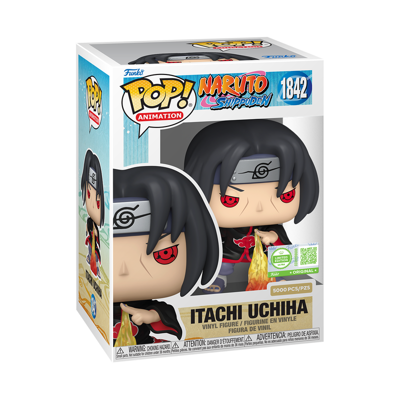 Itachi Uchiha (Fireball Jutsu) con Pop! Protector #1842