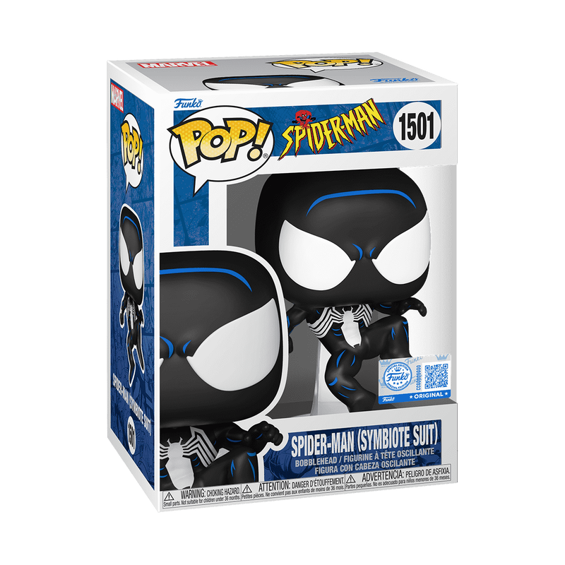 Spider-Man (Symbiote Suit) (Spider-Man: The Animated Series) detalles en caja